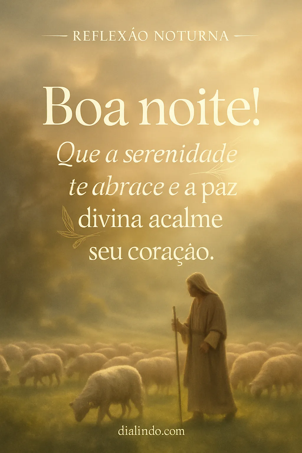 Serenidade: Abraço Divino Noturno