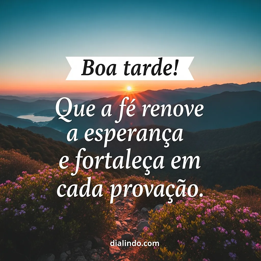 Fé: Esperança Reconstruída em Provações