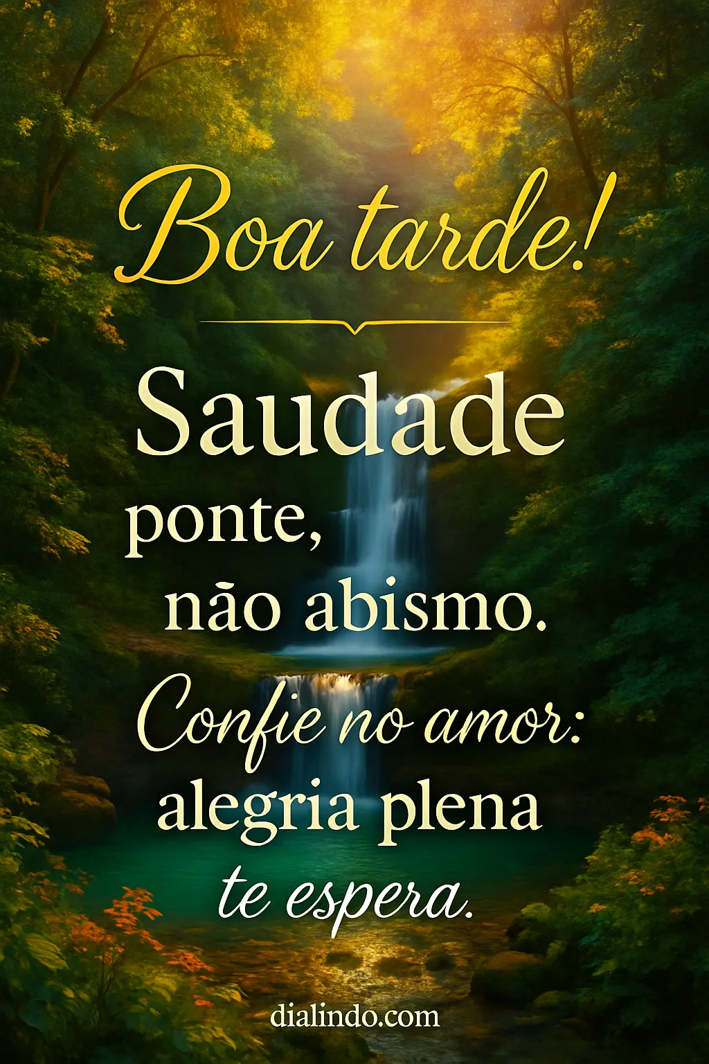 Ponte sobre a Saudade, Ame.