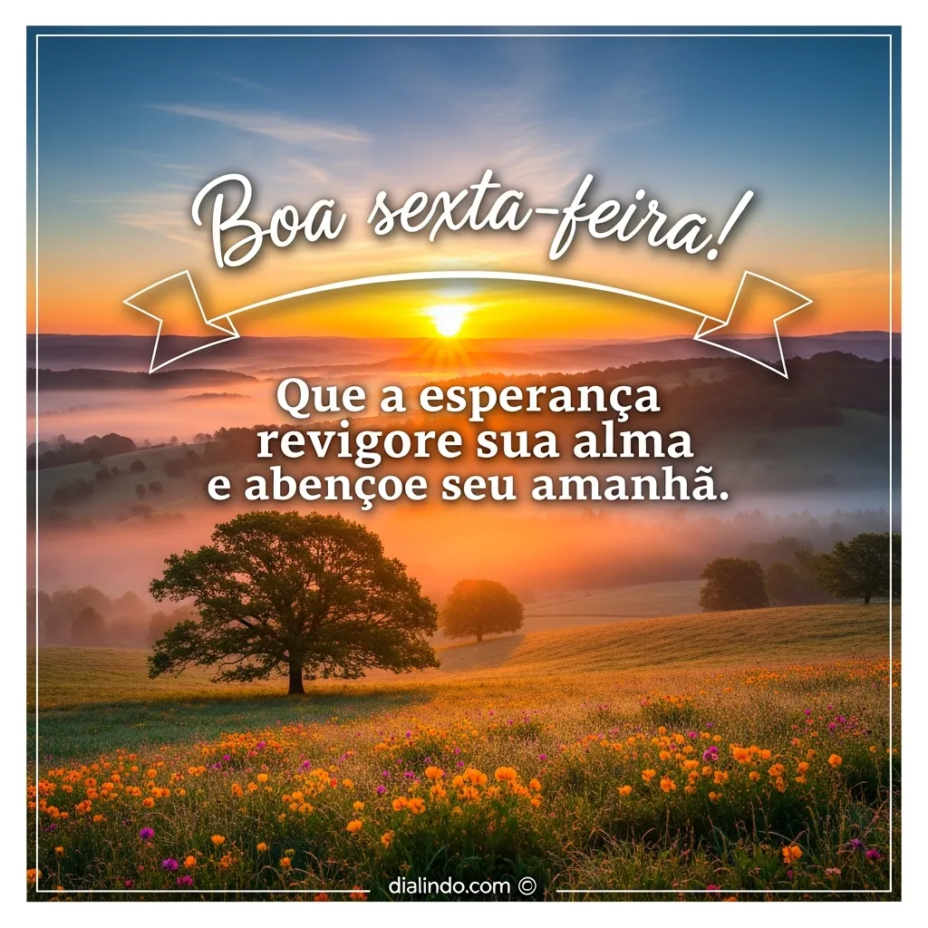 Sexta: Alma Renovada, Amanhã Abençoado