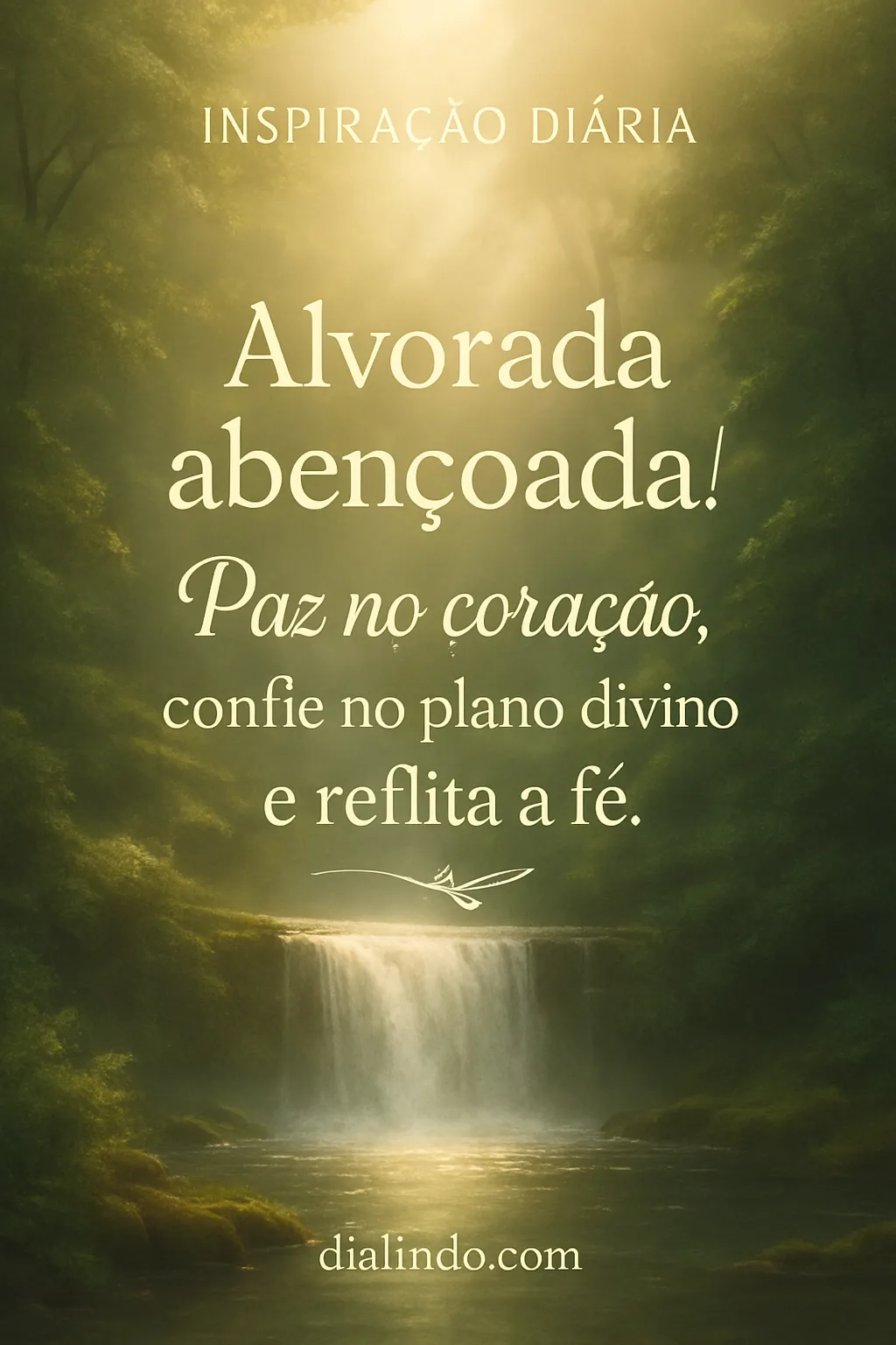 Madrugada: Plano Divino e Fé