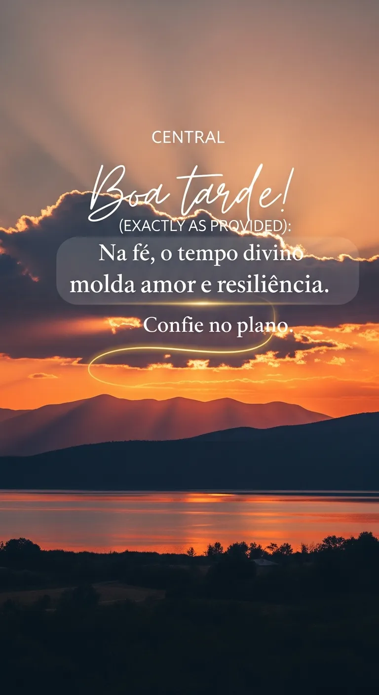 Tempo Divino: Amor Resiliente