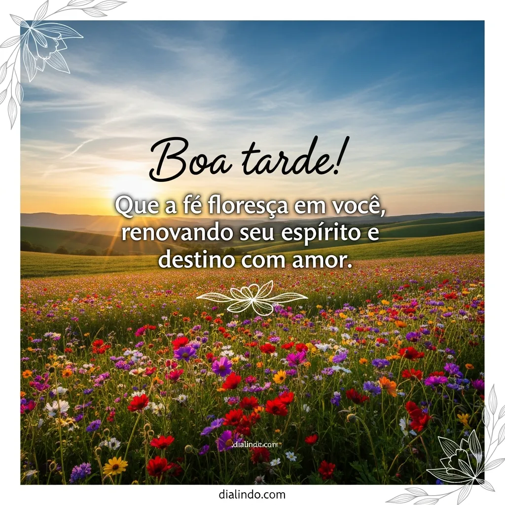 Fé: Florescer, Renovar, Amar