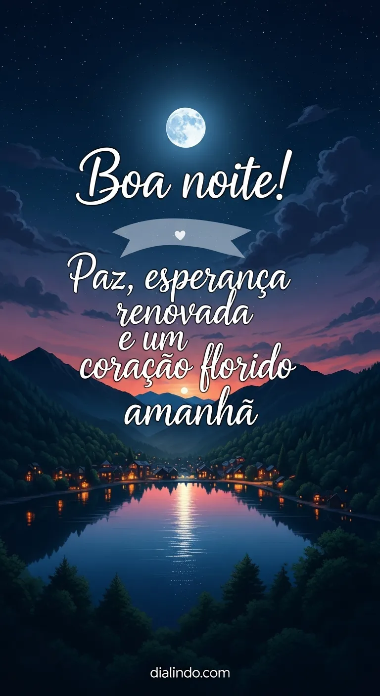 Amanhã: Coração Florido em Paz.