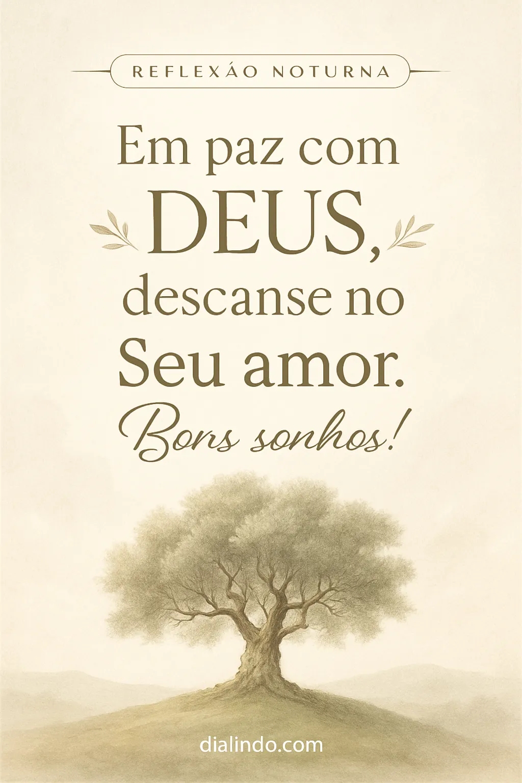 Amor Divino, Sono Sereno.