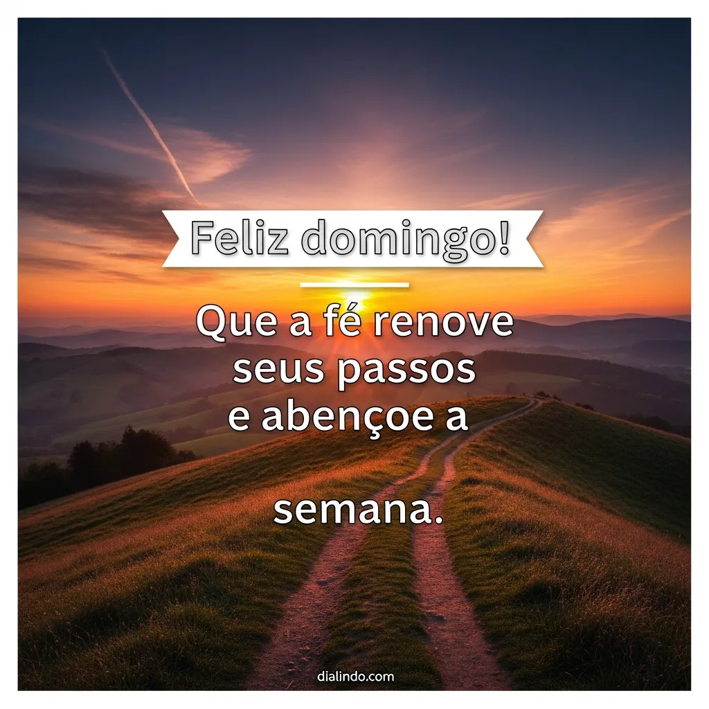 Passos de Fé Aos Domingos