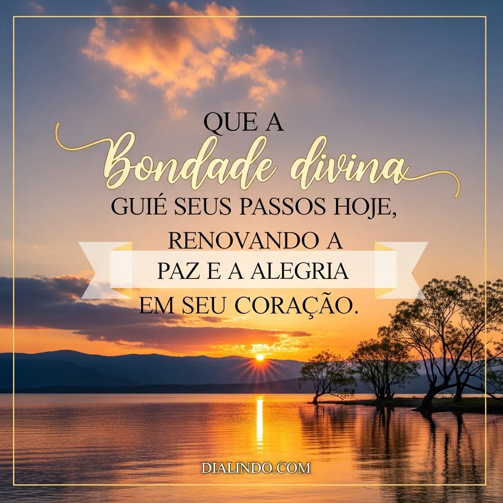 Passos guiados, coração em paz.