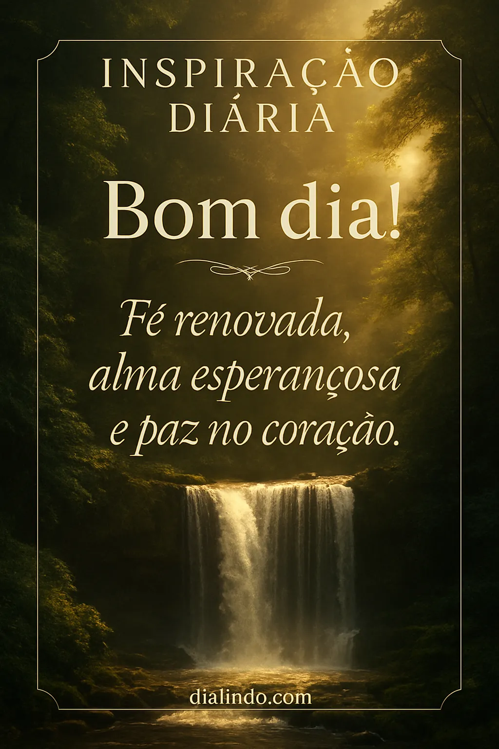 Alvorada: Fé, Alma e Paz.