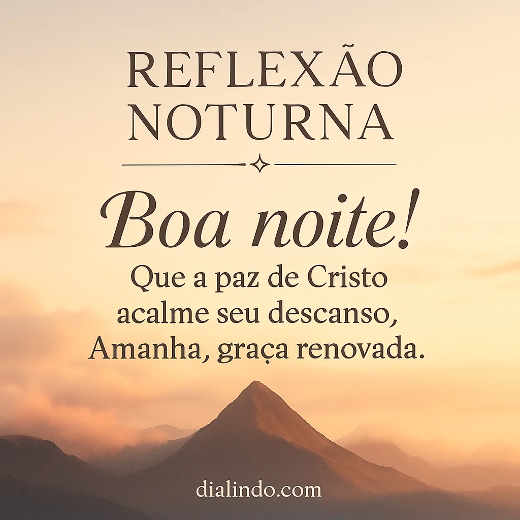 Paz Noturna, Graça Matinal