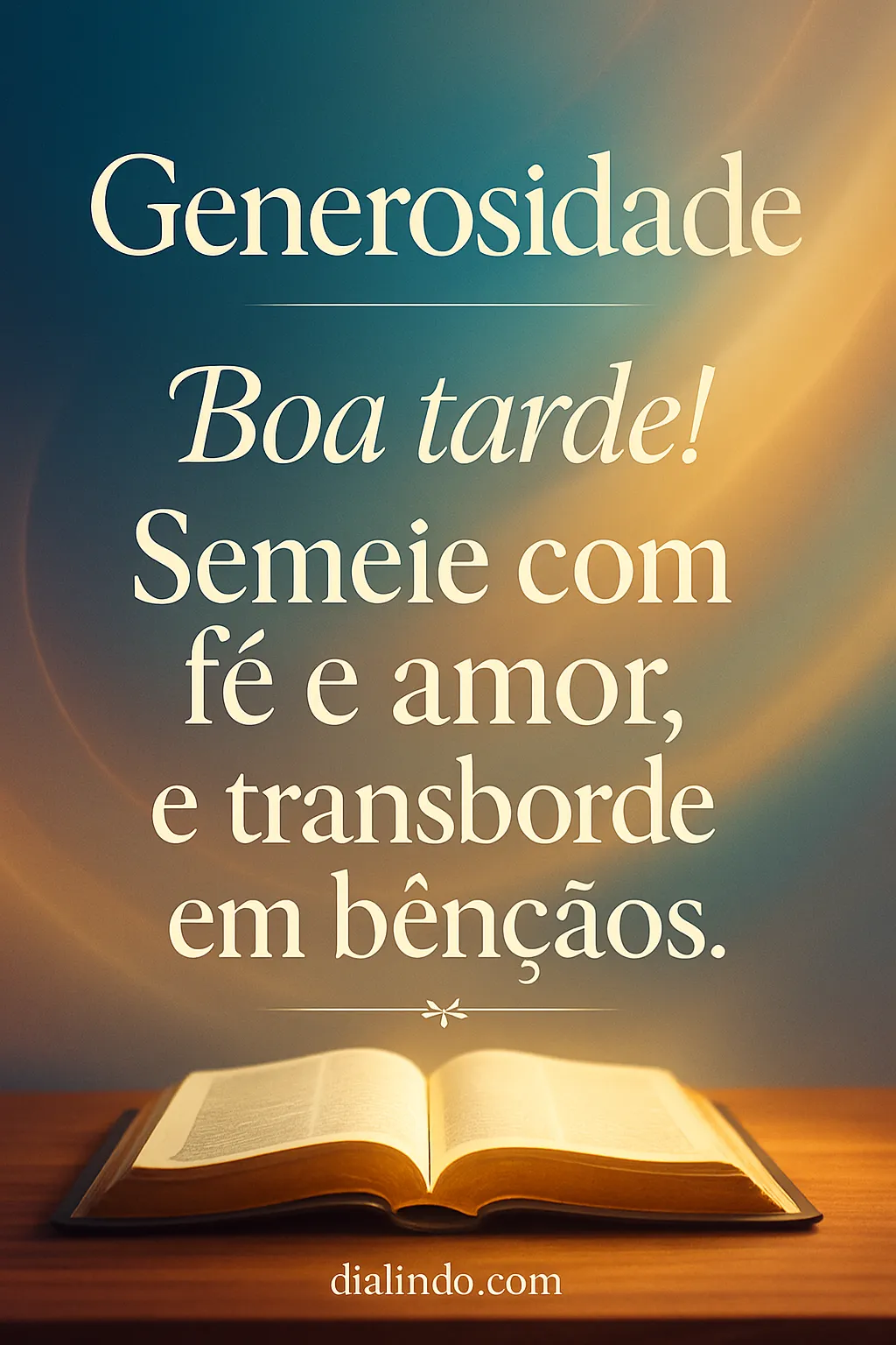 Colheita Abundante: Fé e Amor