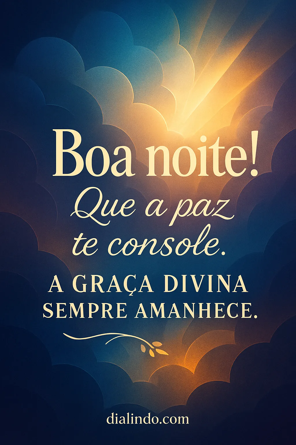 Consolo na Alvorada da Graça