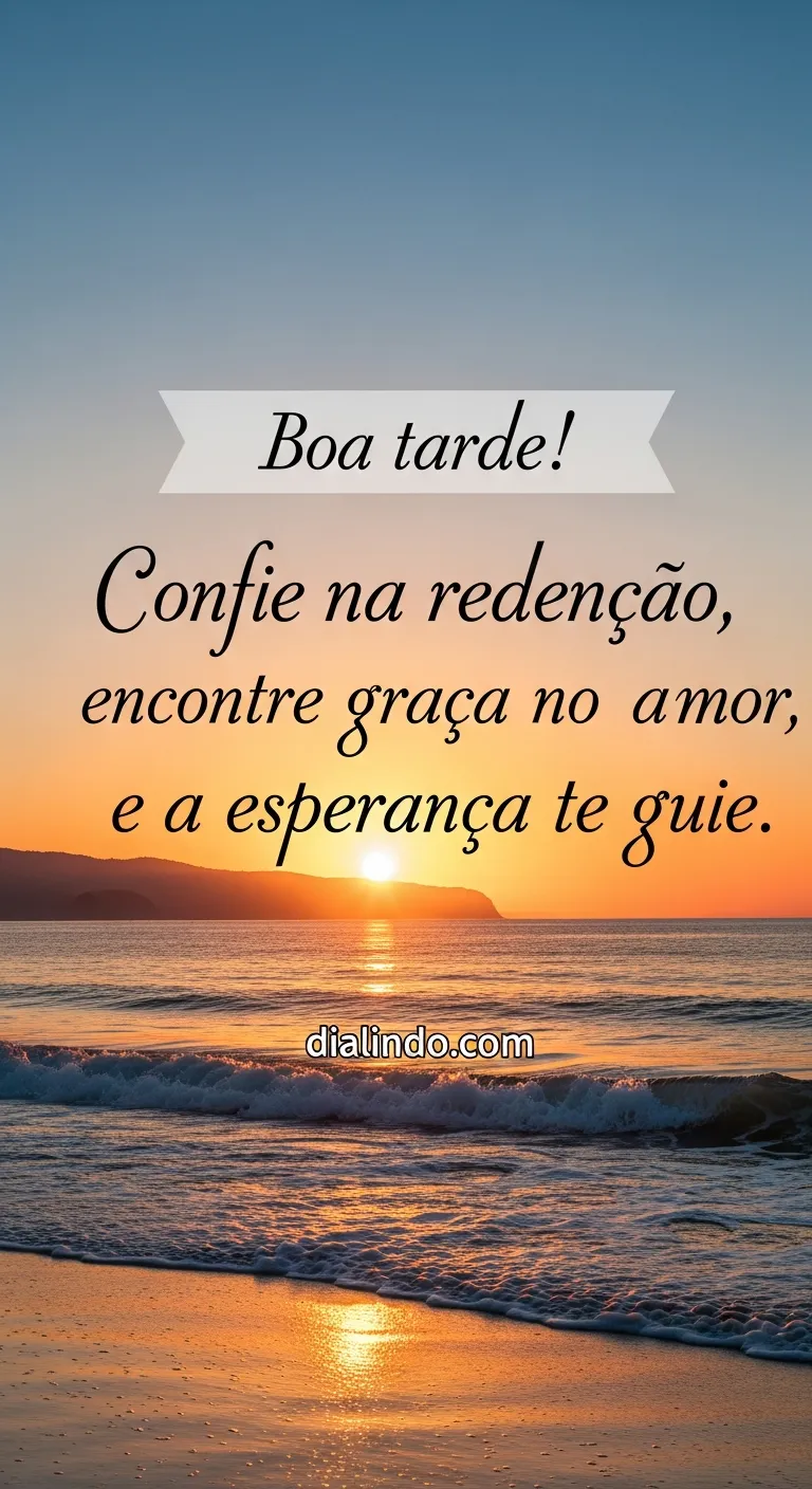 Redenção, Amor, Esperança: Rumo