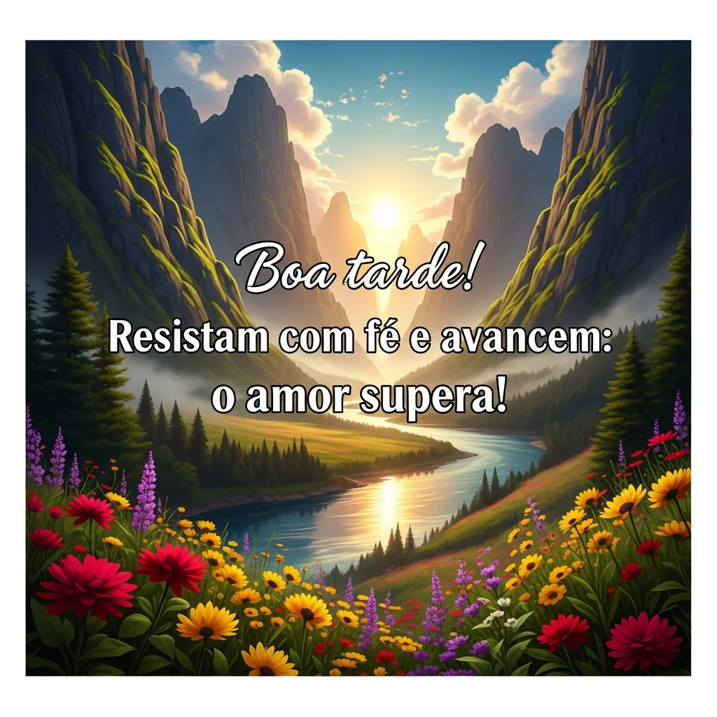 Fé, Amor, Avanço Imbatível.