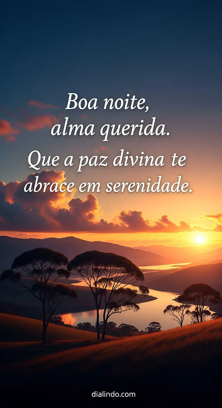 Serenidade: Abraço Divino Noturno