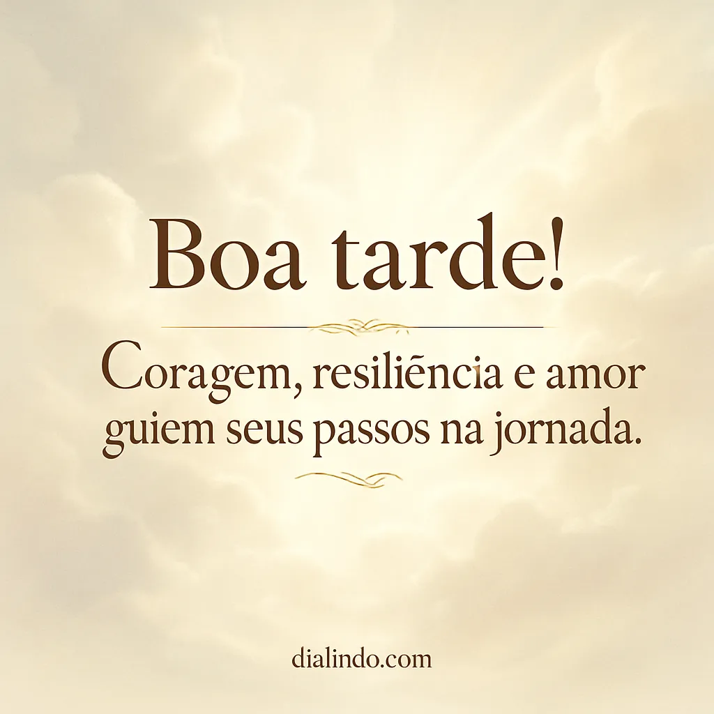 Passos Guiados por Coragem, Amor.