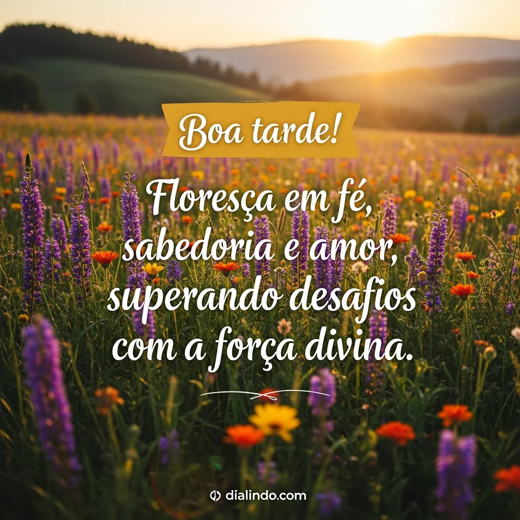 Jardim Divino: Fé, Saber, Amor.