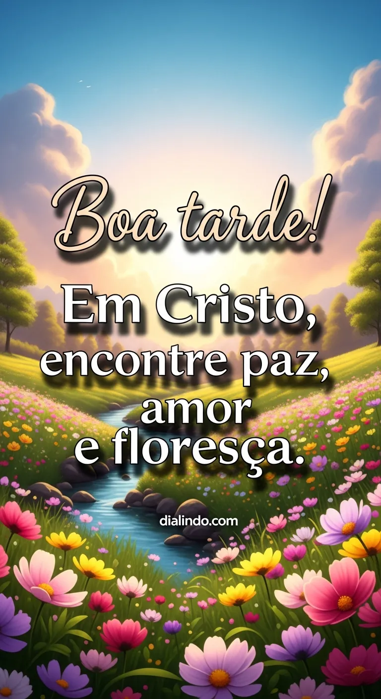 Cristo: Paz, Amor, Florescer