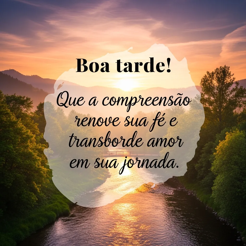 Compreensão, Fé e Amor Renovados