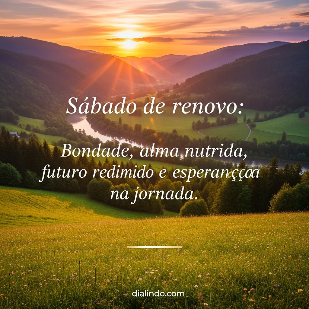 Sábado: Alma Nutrida Redimida.