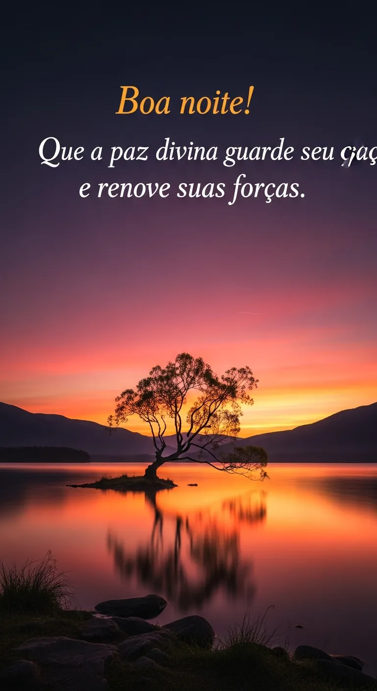 Coração guardado, força refeita.