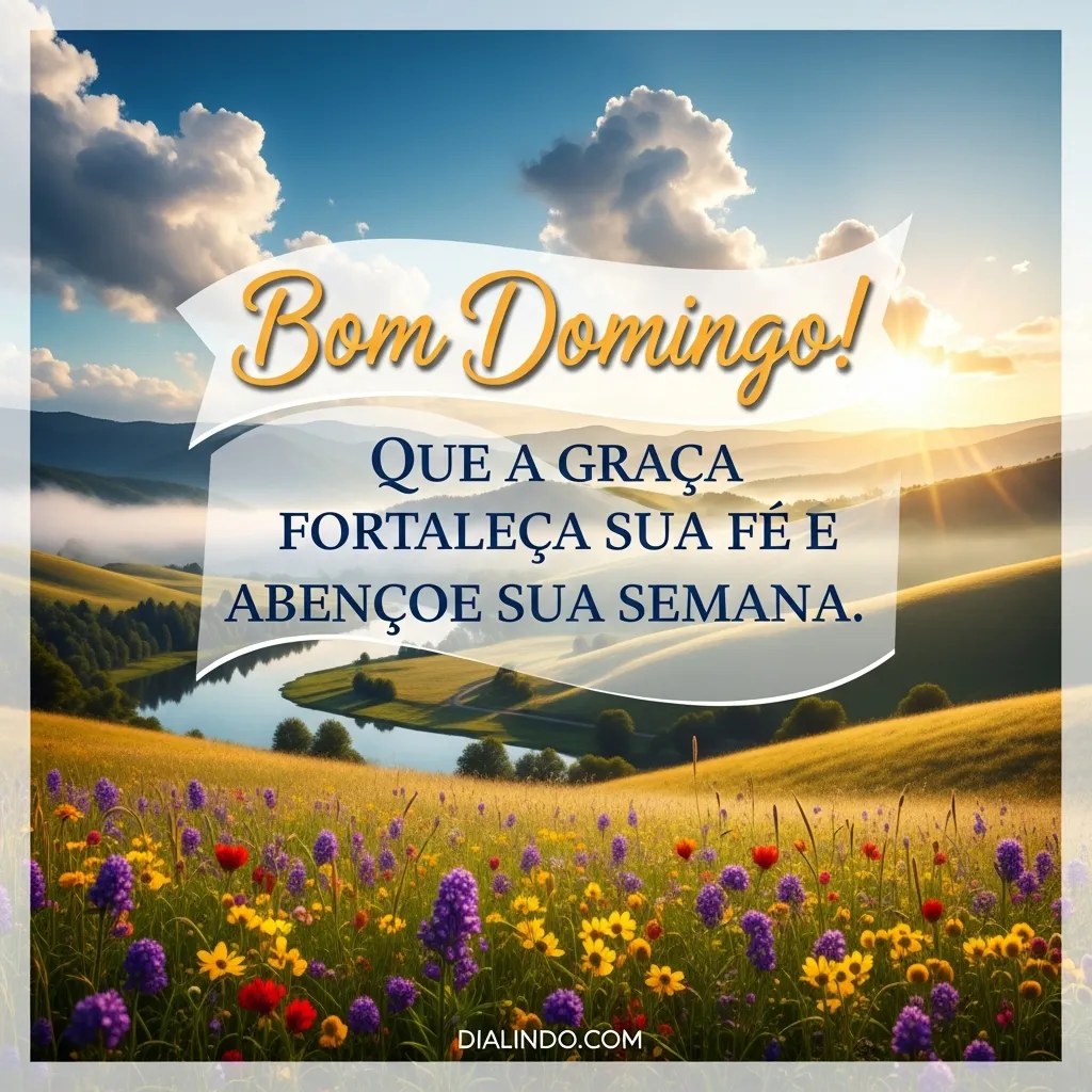 Graça, Fé e Semana Abençoada