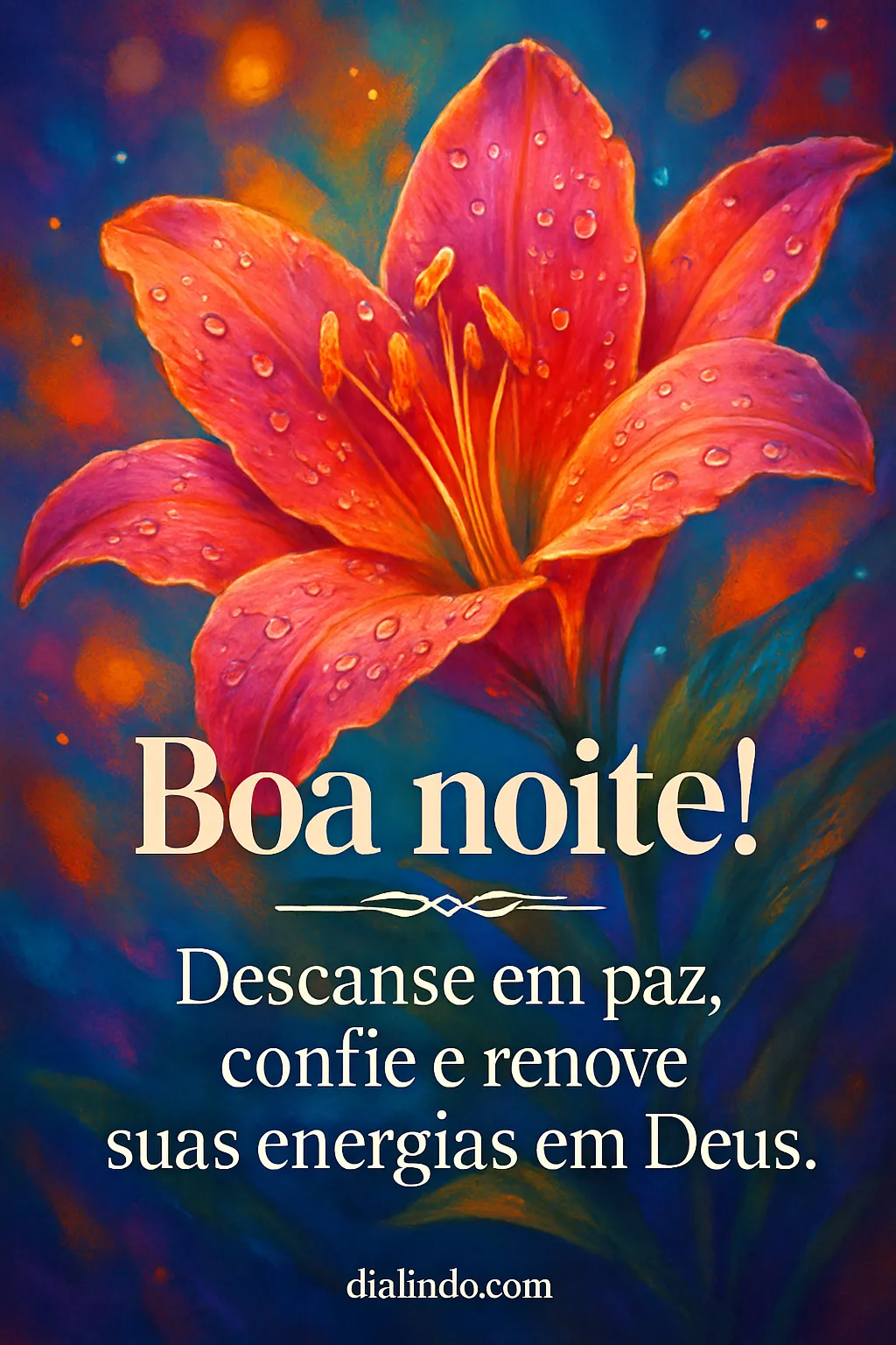 Deus, sono e renovação.