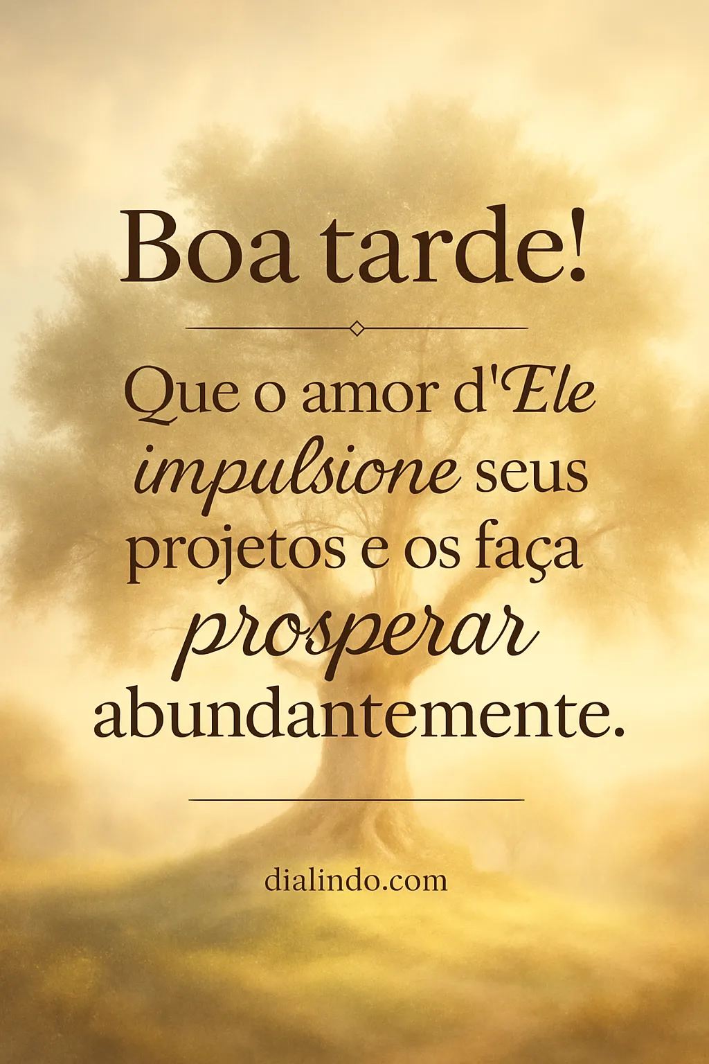 Amor Divino: Impulso Próspero