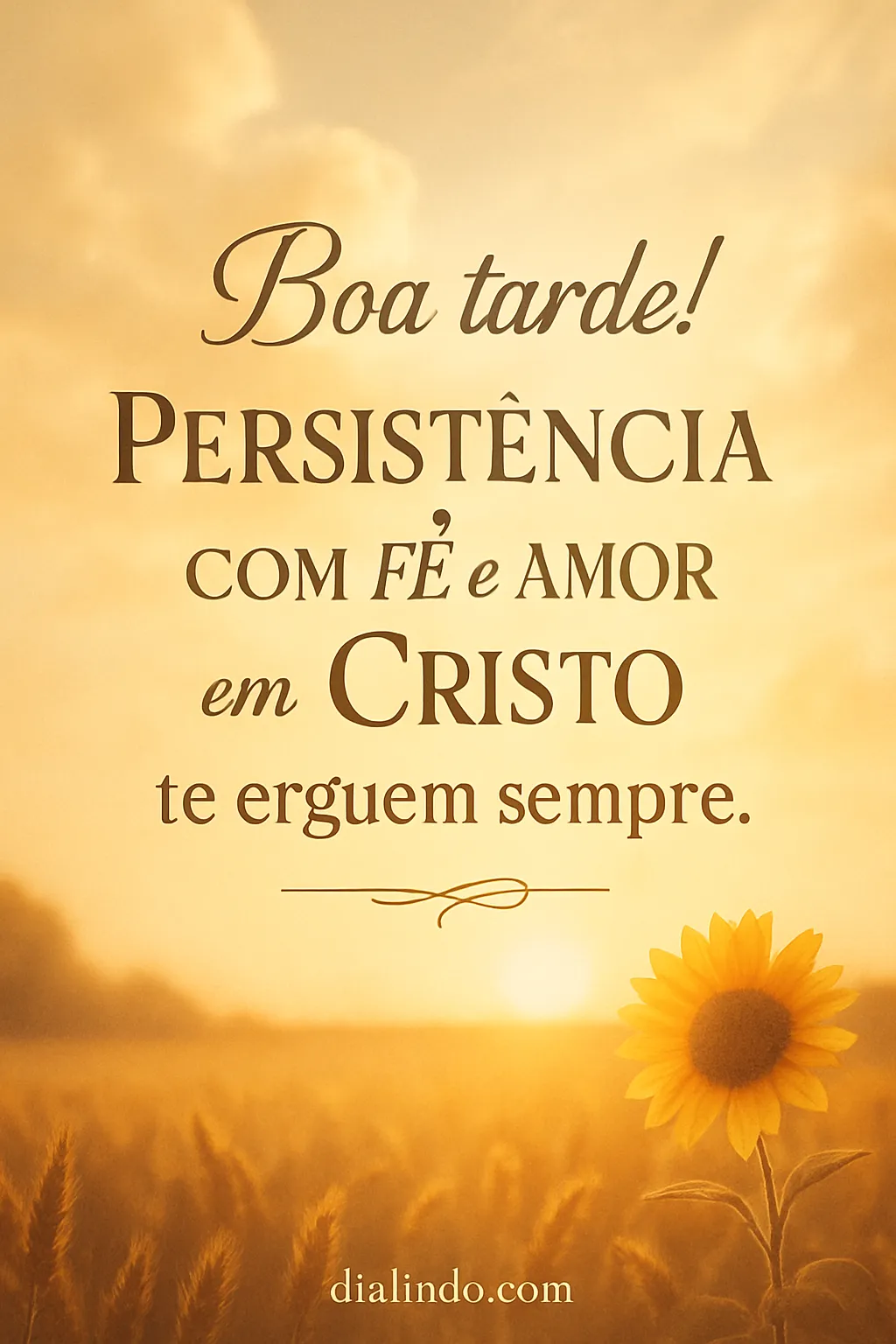 Cristo: Amor, Fé, Ascensão
