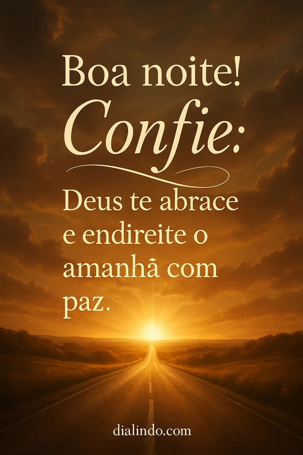 Abraço Divino: Amanhã Endireitado