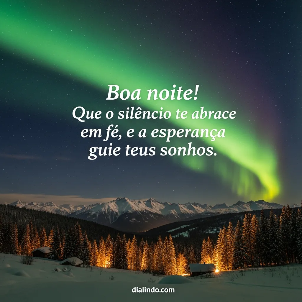 Silêncio, fé e sonhos guiados.