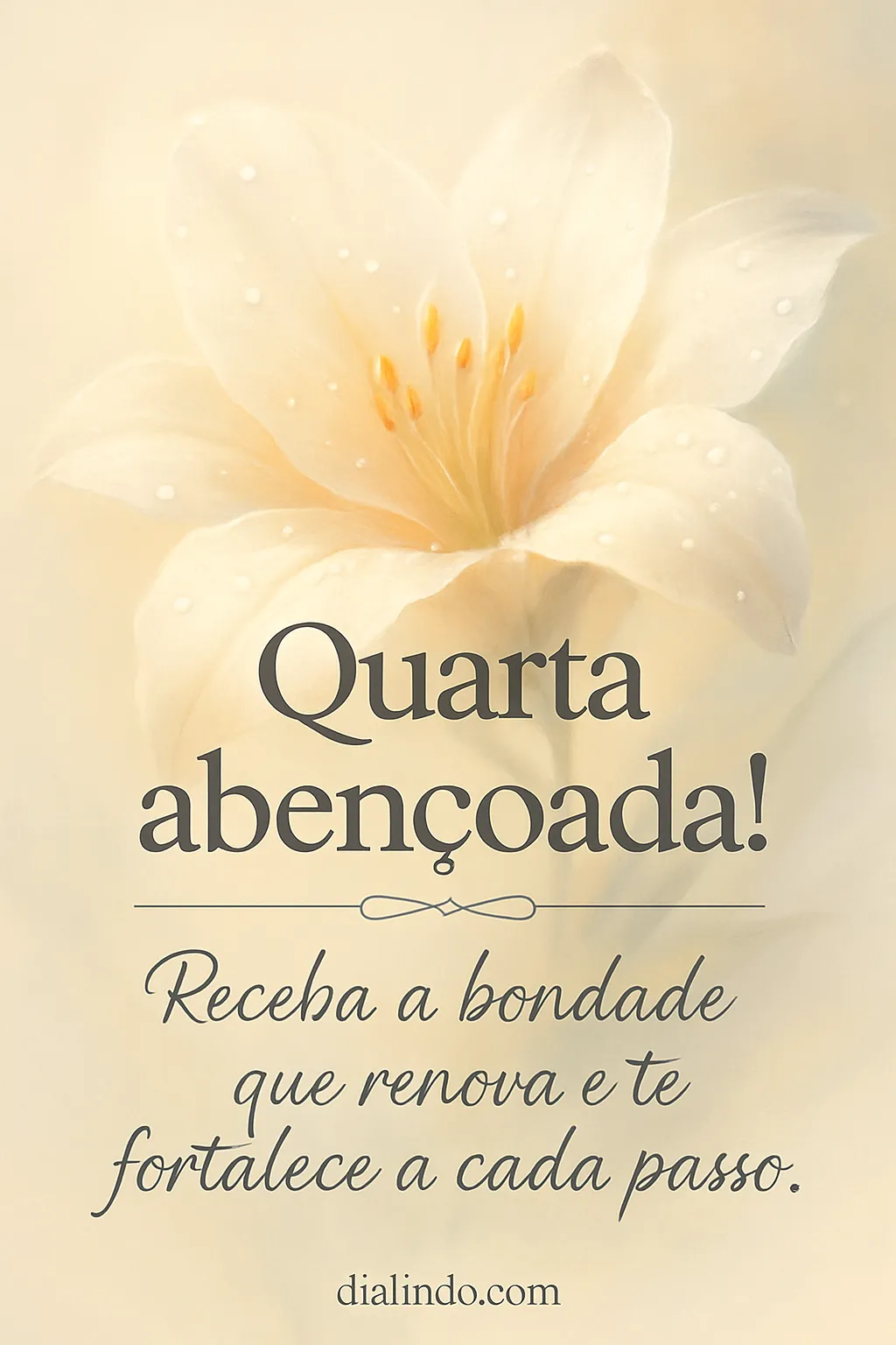 Renovação na Quarta: Bondade Forte.