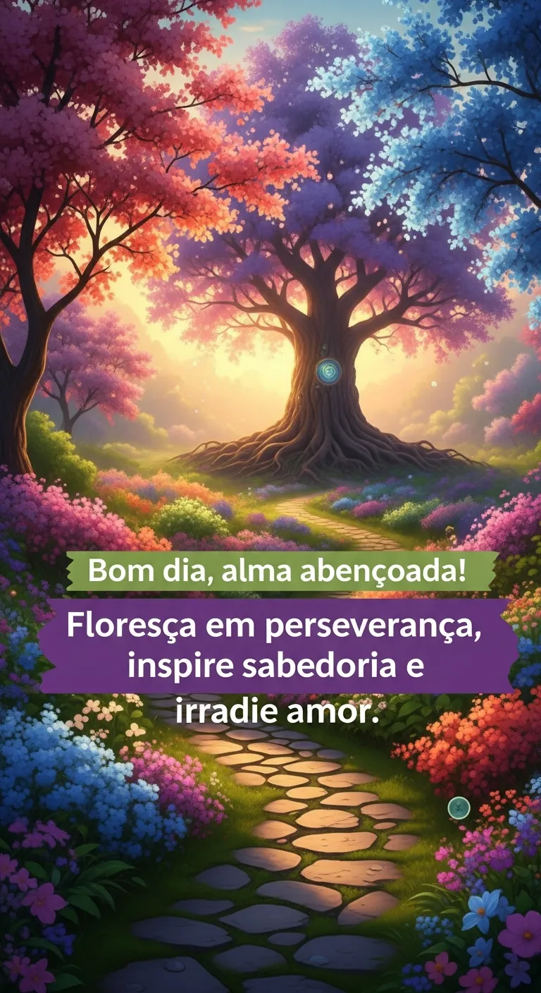 Abençoada Alma Florescendo em Amor.