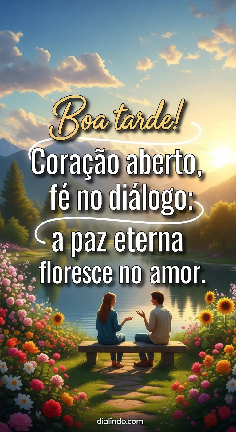 Amor: Diálogo, Fé e Paz