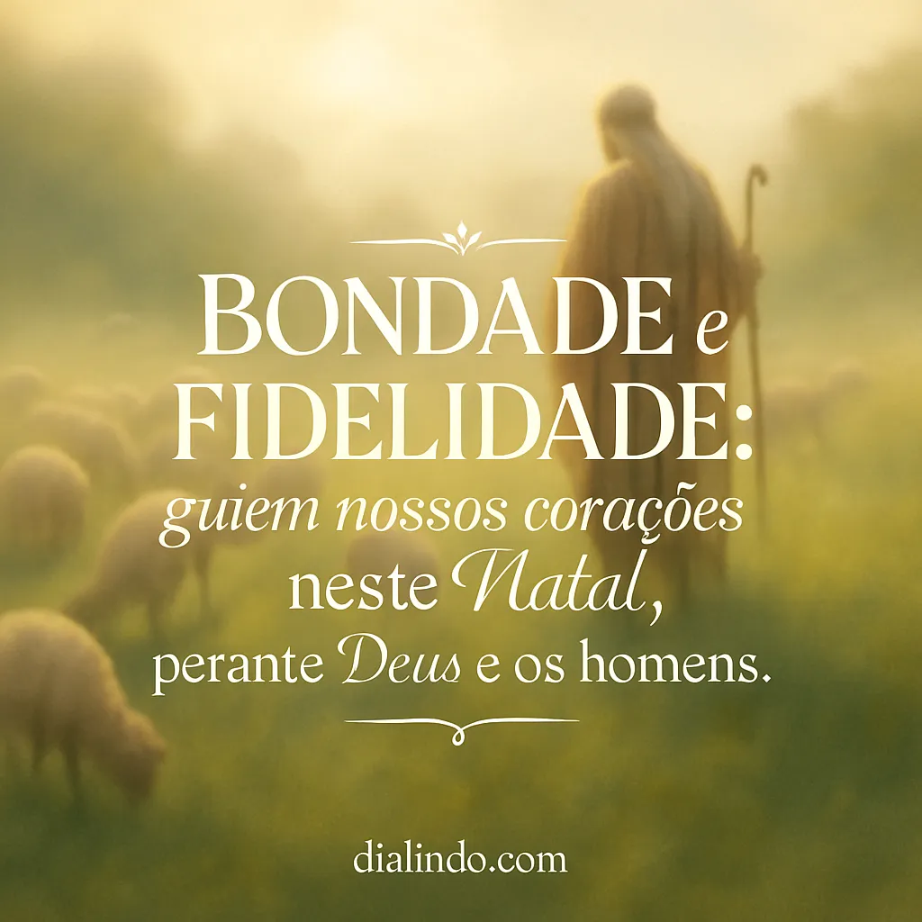 Natal: Bondade, Fé e Honestidade