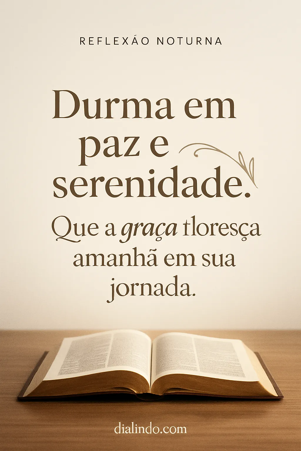 Amanhã, Floresça sua Jornada