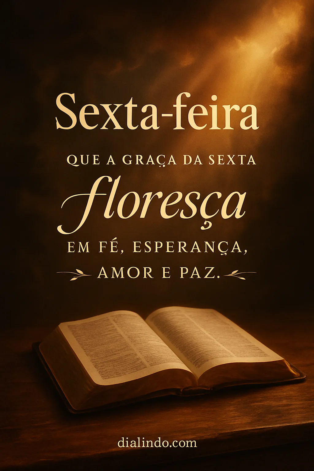 Sexta: Jardim da Alma.