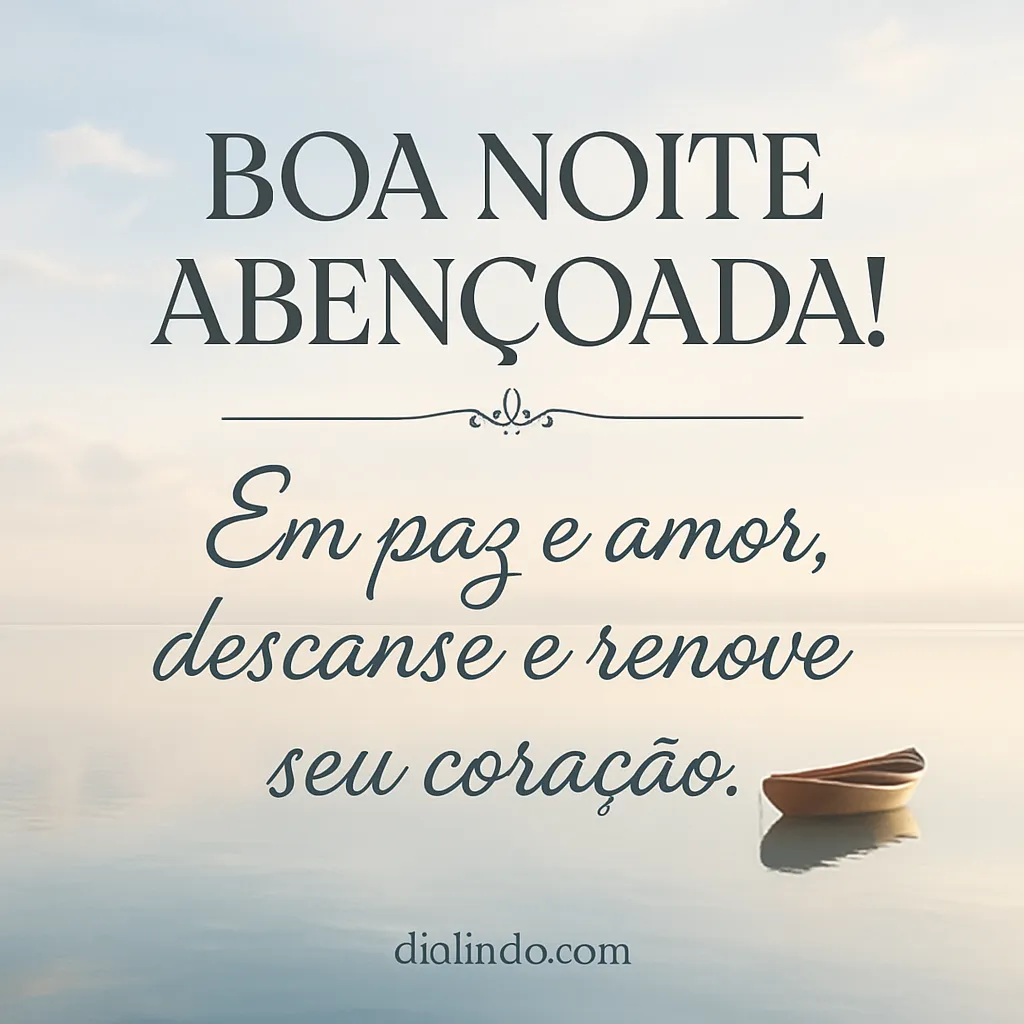 Coração Renovado em Paz Noturna