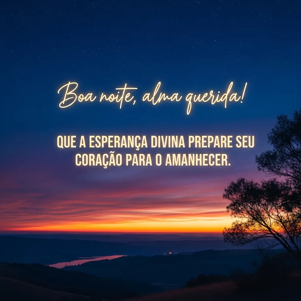 Coração Esperançoso ao Amanhecer Divino