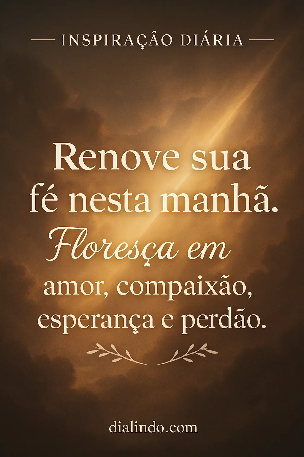 Manhã de Renovo Florescente