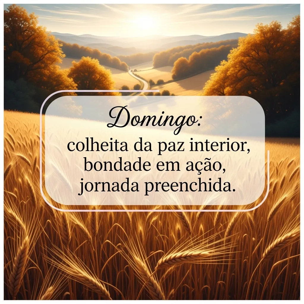 Domingo: Colher, Acolher, Agir.