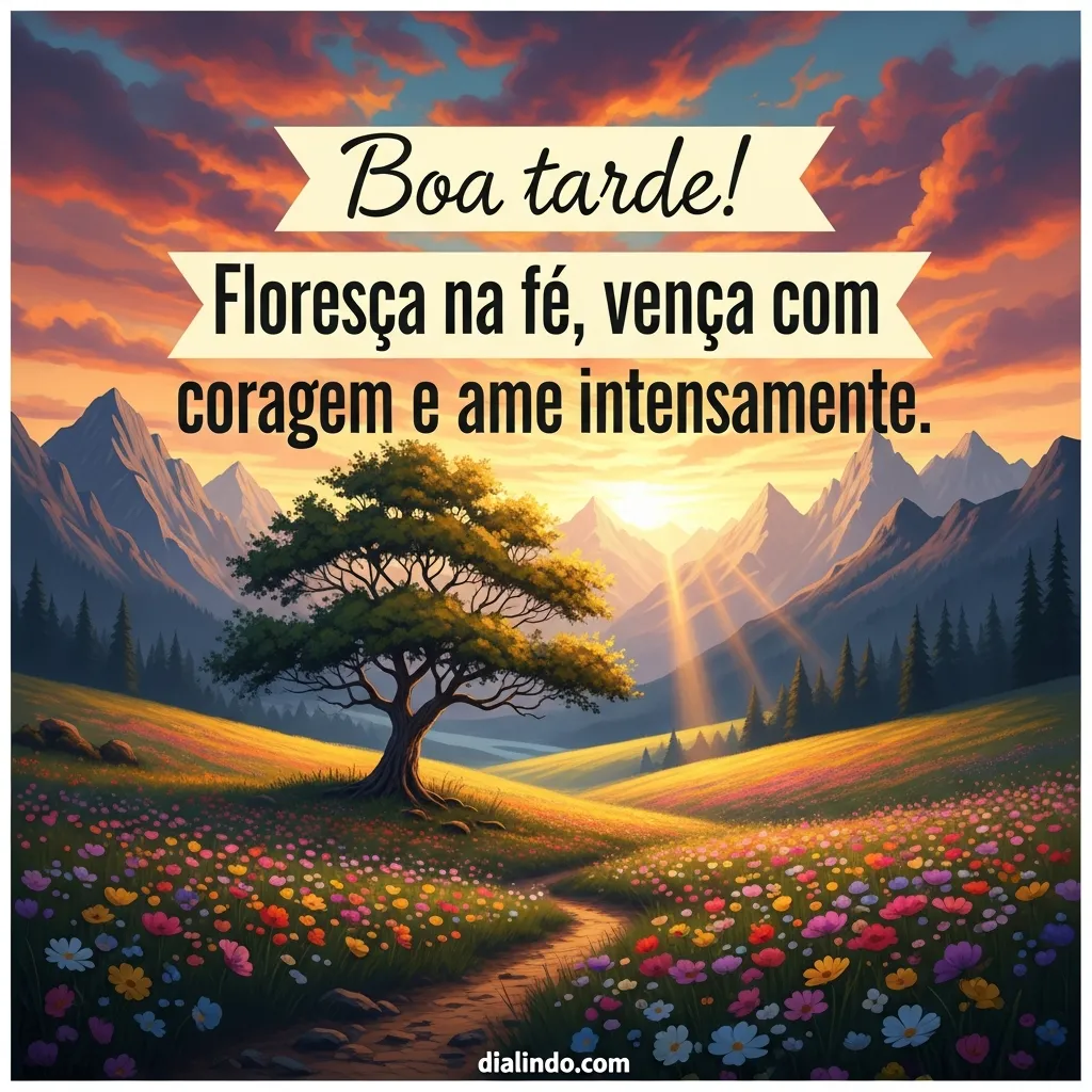 Fé Coragem Amor: Floresça, Vença, Ame