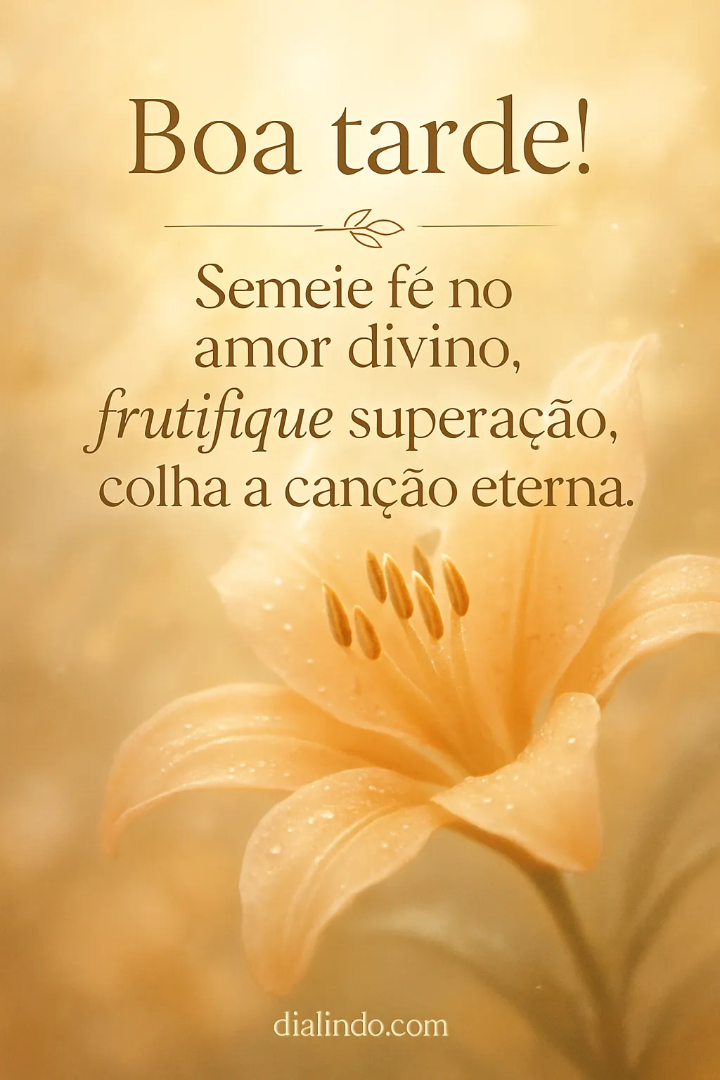 Amor Divino: Canção de Superação - Mensagem inspiradora